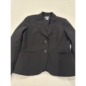 Banana Republic Blazer Women's Size 10 P Black Jacket Two Button
